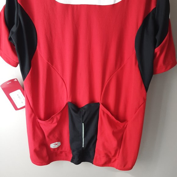 Sugoi Men's Evolution Full-Zip Cycling Jersey Matador Red & Black New! Size XL - Picture 8 of 14